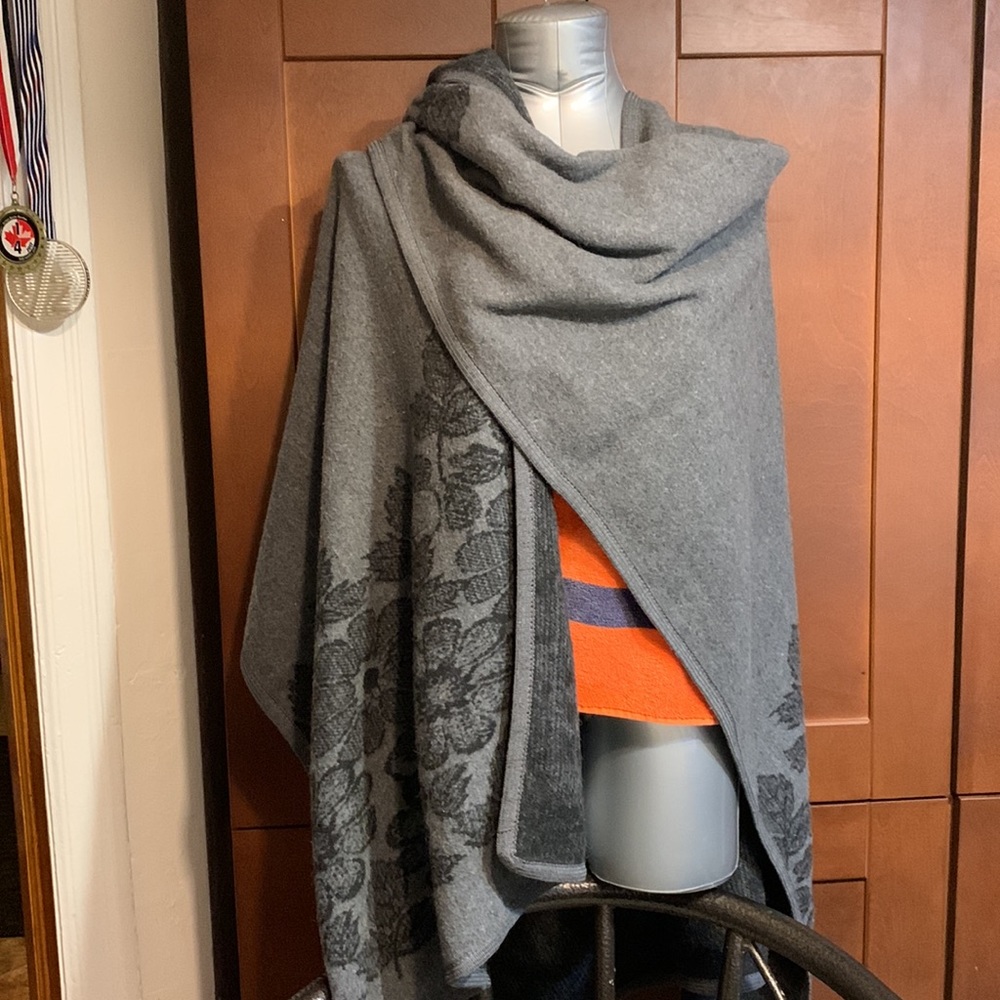 SALE!! Warm ruana shawl also great for wheelchair